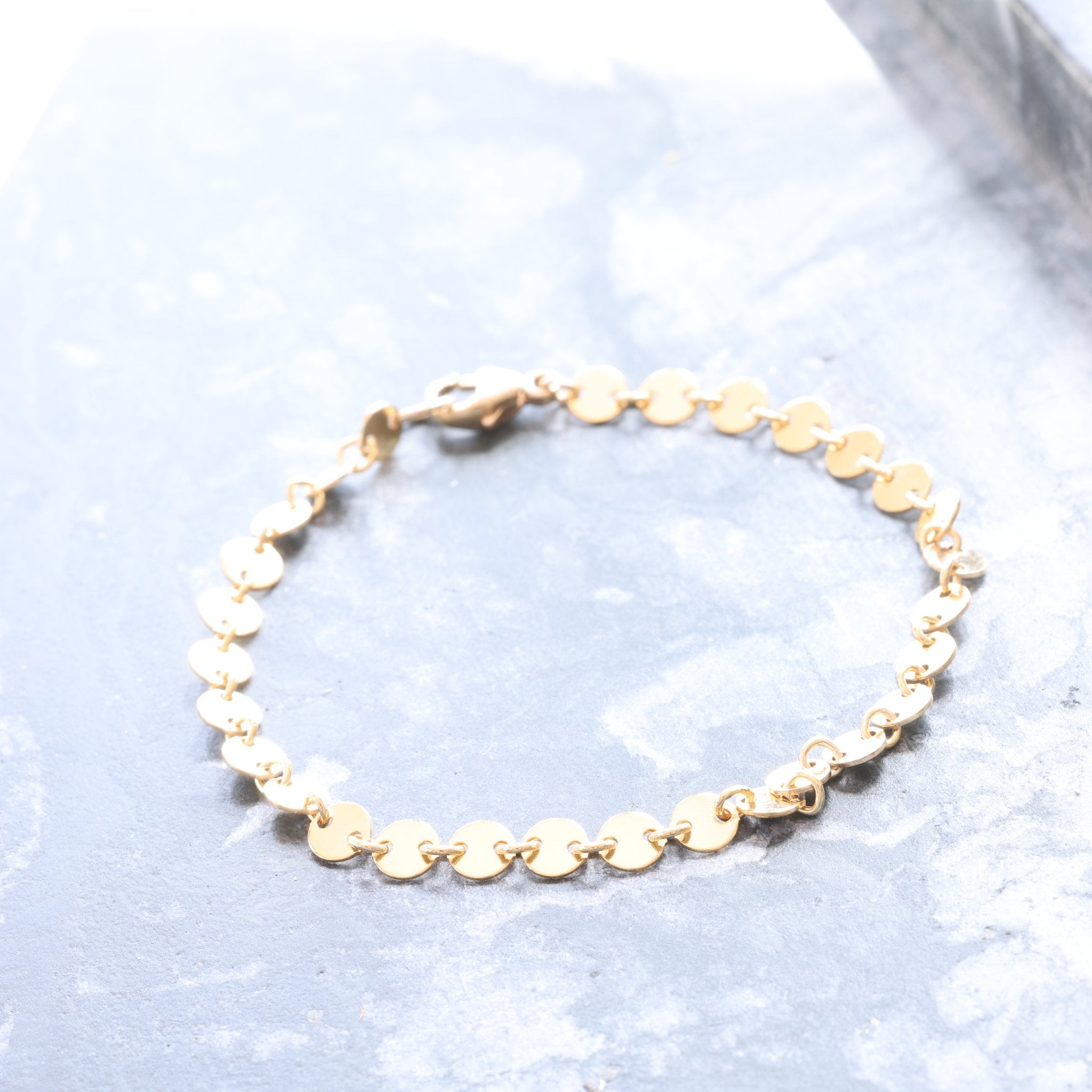 Disco Disc Bracelet - GoldandWillow