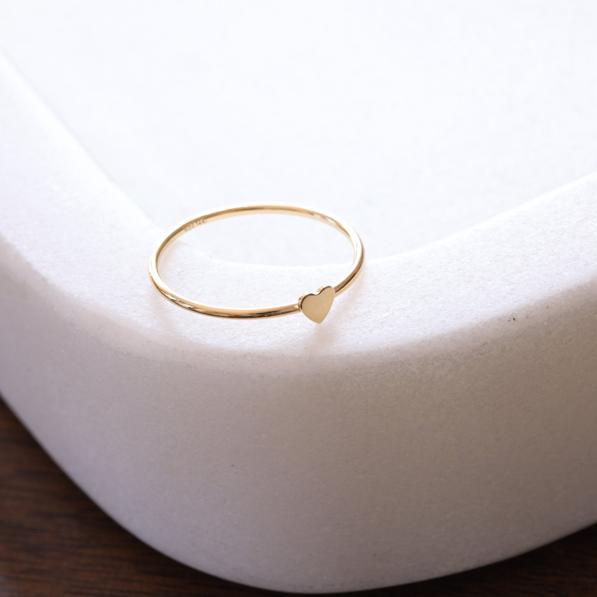 Heart Ring - GoldandWillow