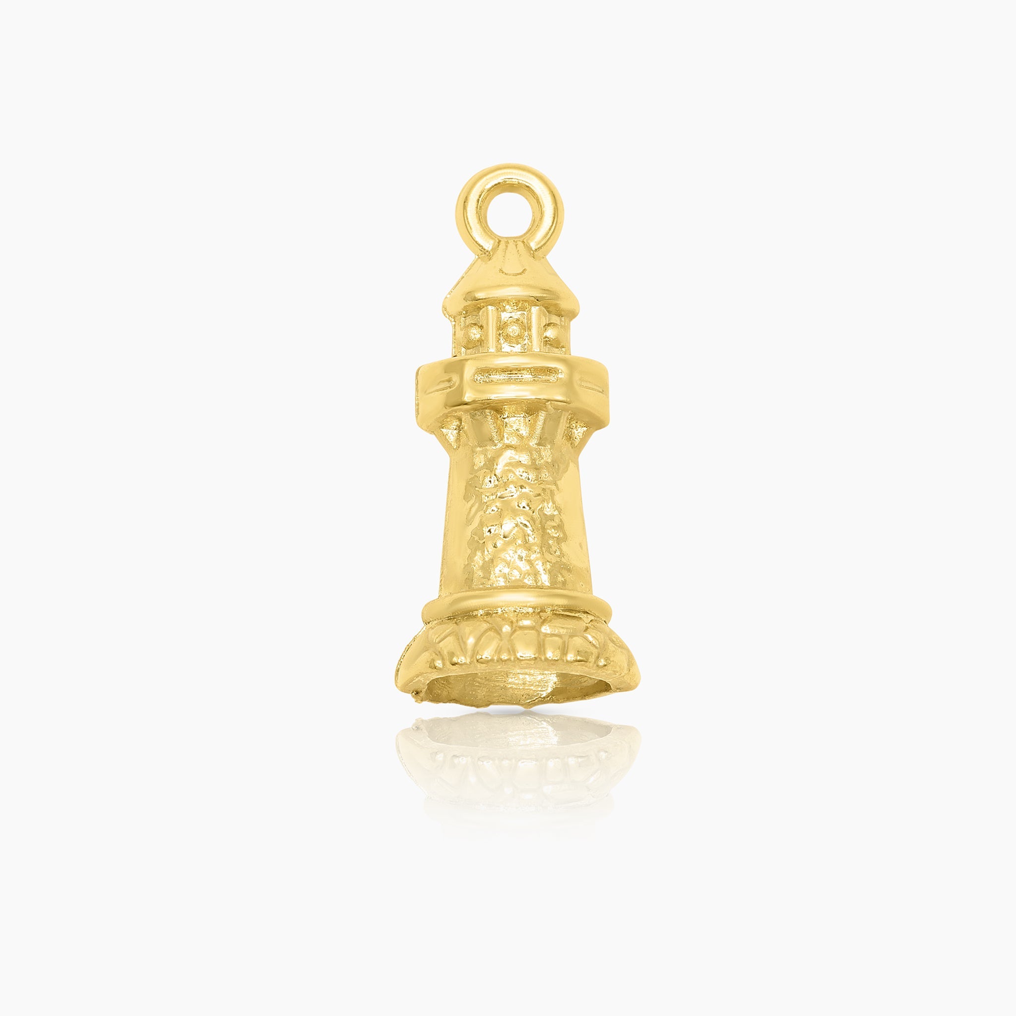 Lighthouse Charm 14K Gold - GoldandWillow