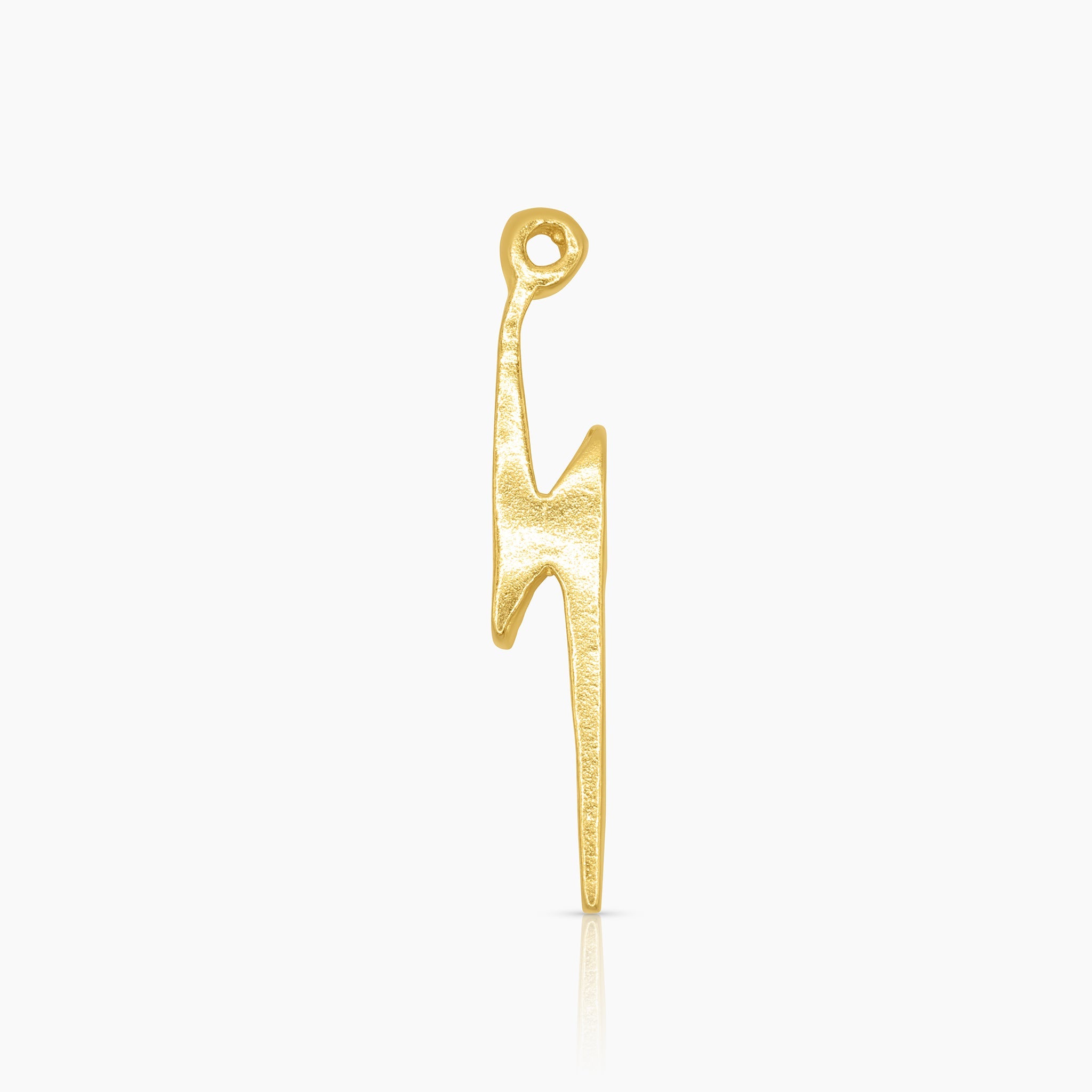 Lightning Bolt Charm 14K Gold - GoldandWillow