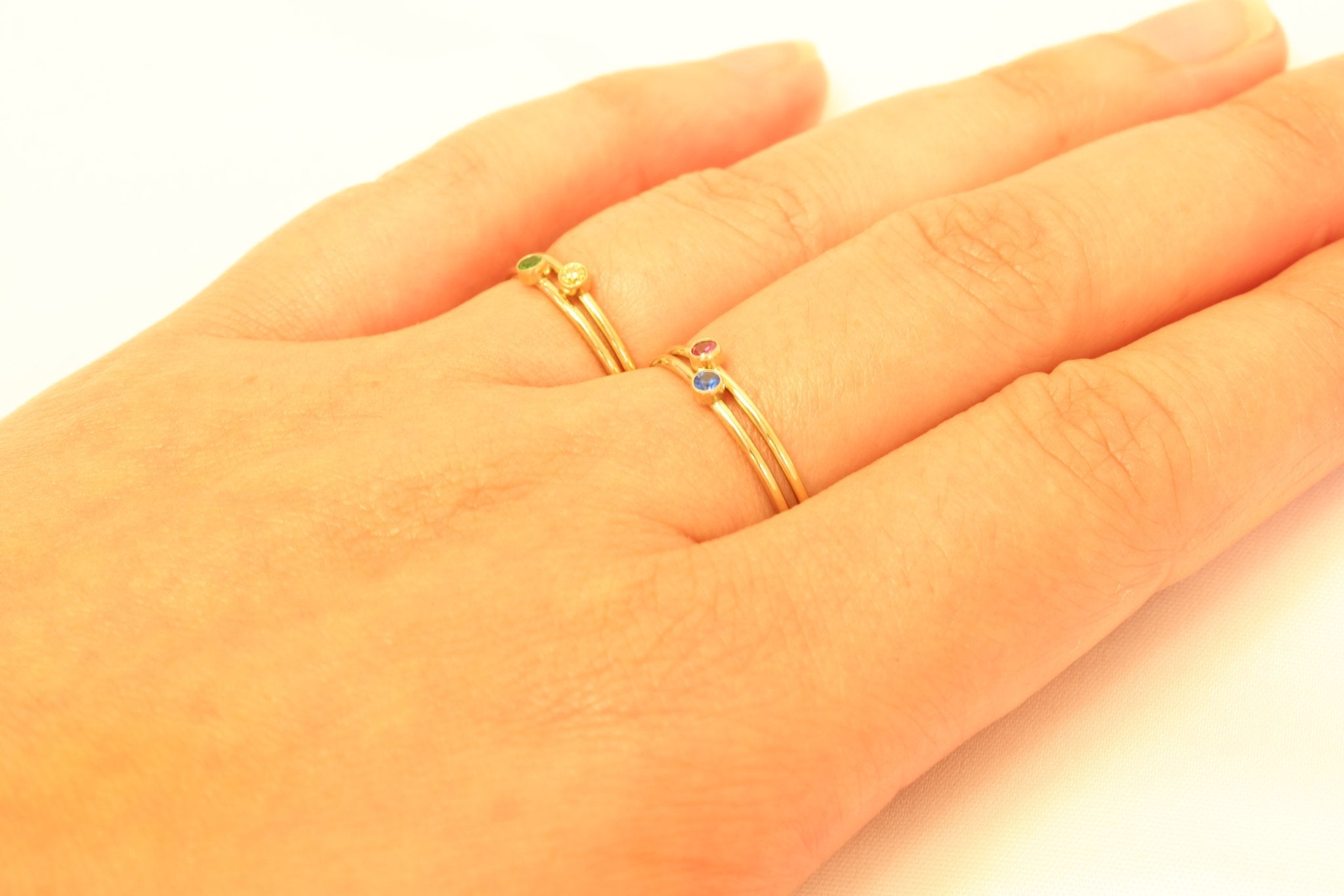 Solitaire Birthstone Ring - GoldandWillow