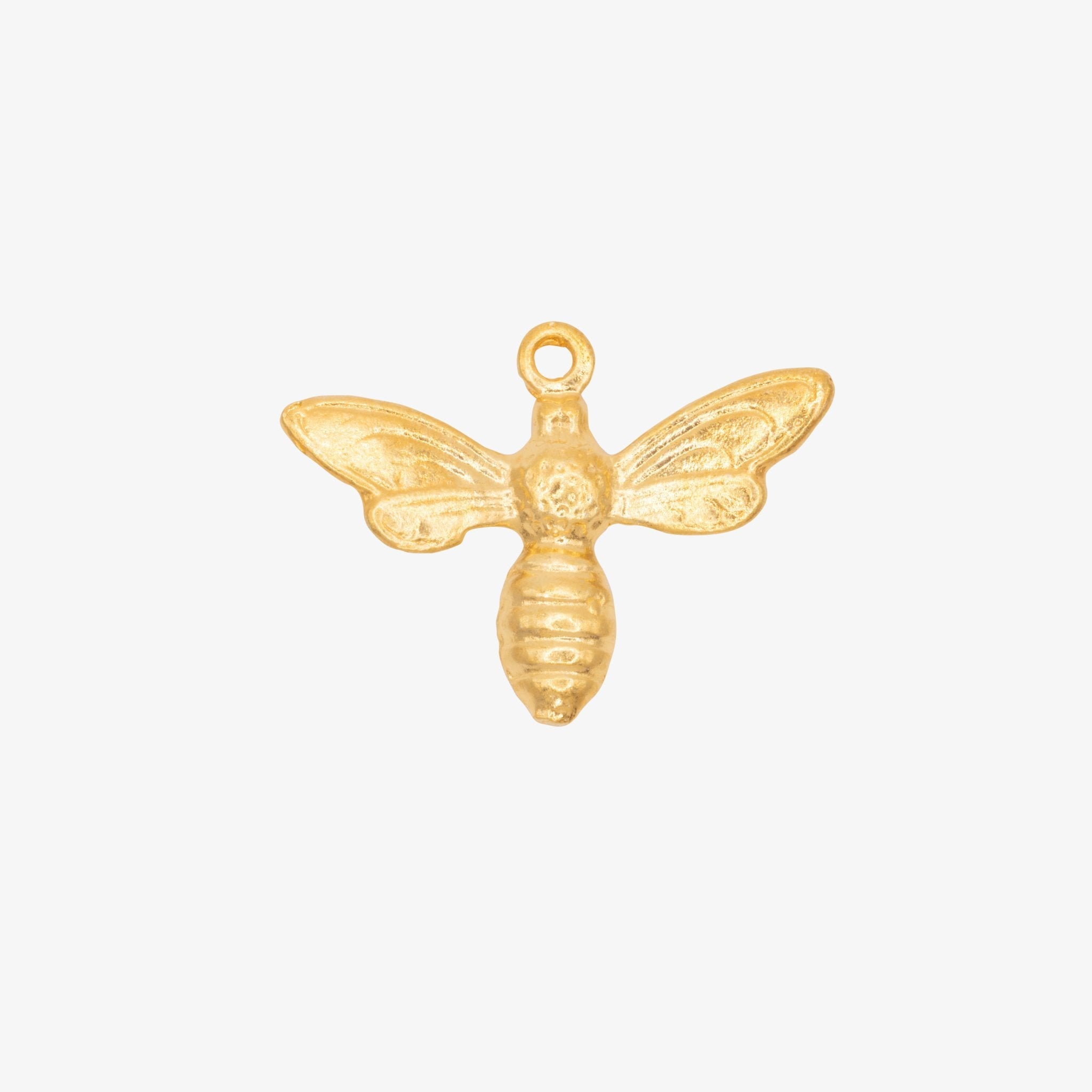 Bee Charm 14K Gold - GoldandWillow