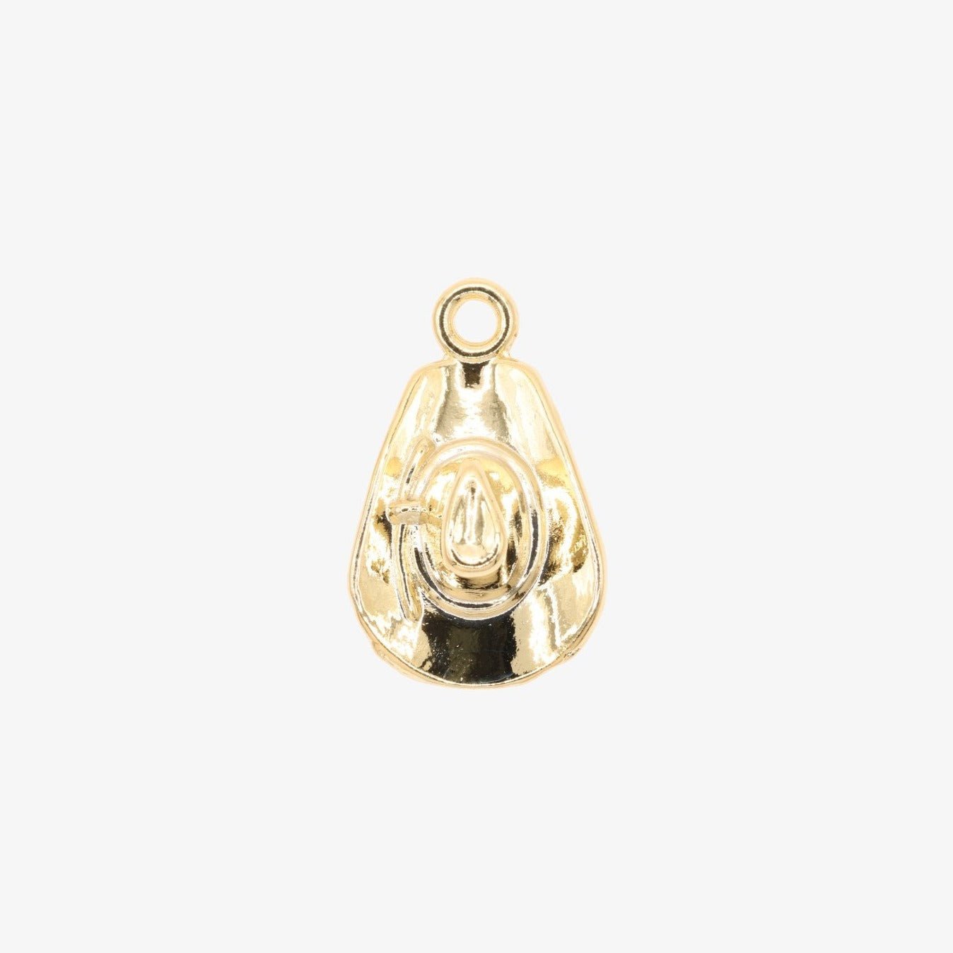 Cowboy Hat Charm 14K Gold - GoldandWillow