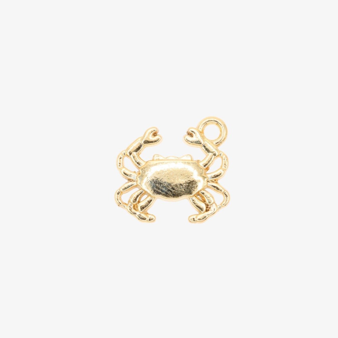 Crab Charm 14K Gold - GoldandWillow