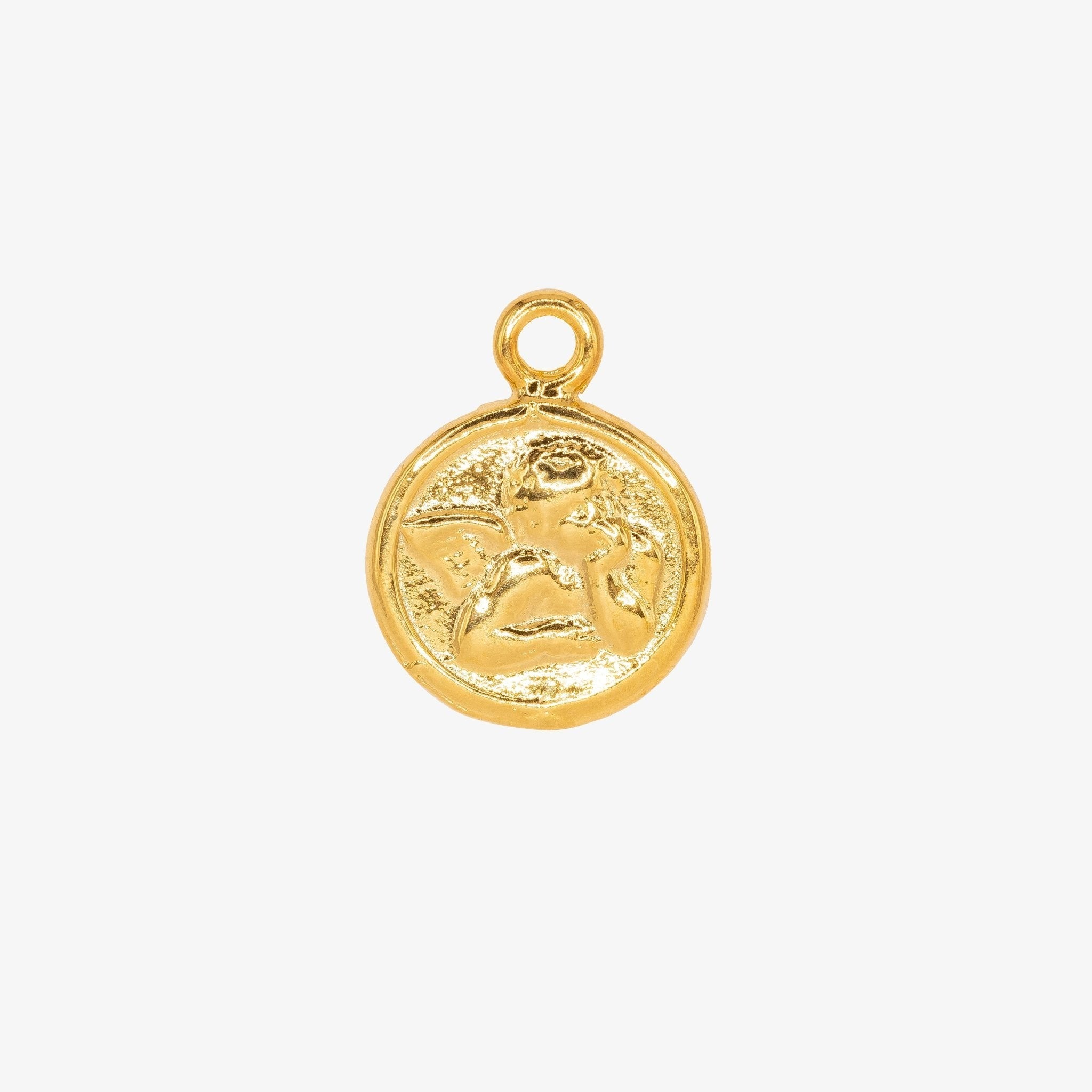 Cupid Charm 14K Gold - GoldandWillow