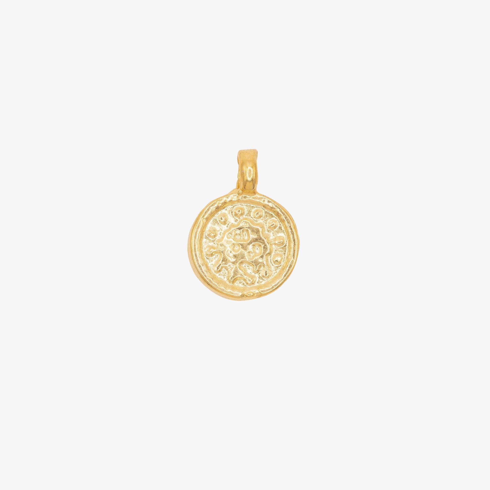 Disc Charm 14K Gold - GoldandWillow