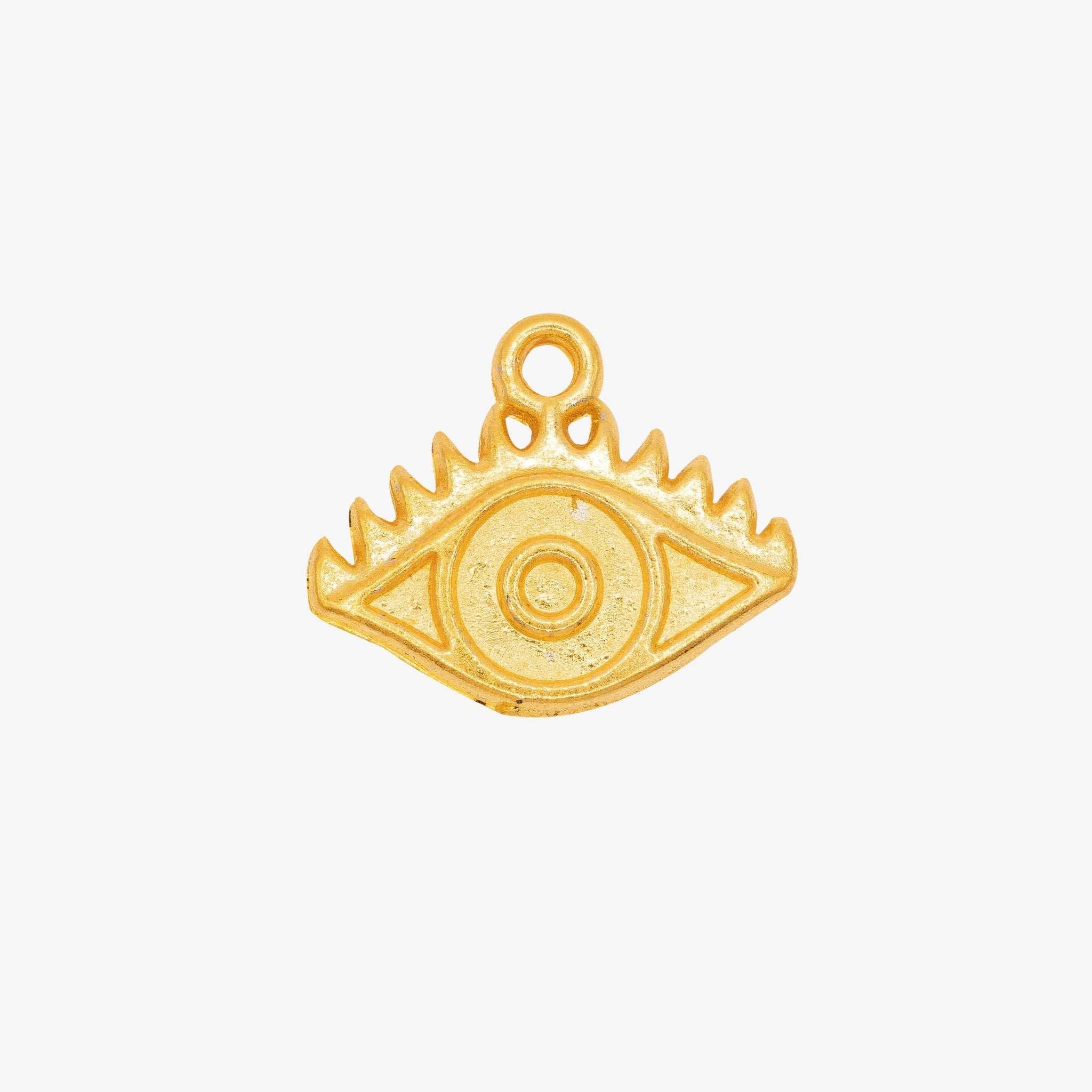 Evil Eye Charm 14K Gold - GoldandWillow
