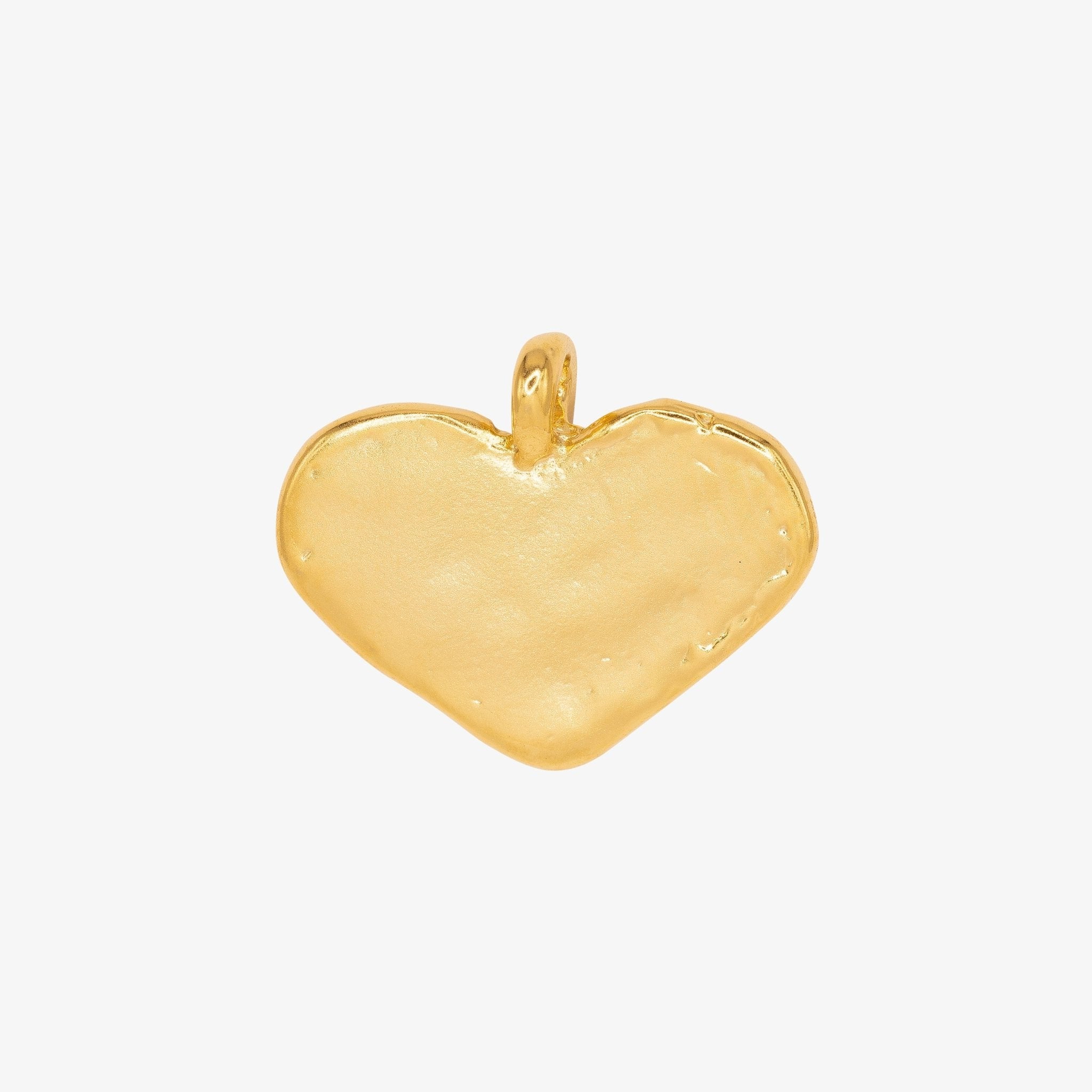 Heart Charm 14K Gold - GoldandWillow