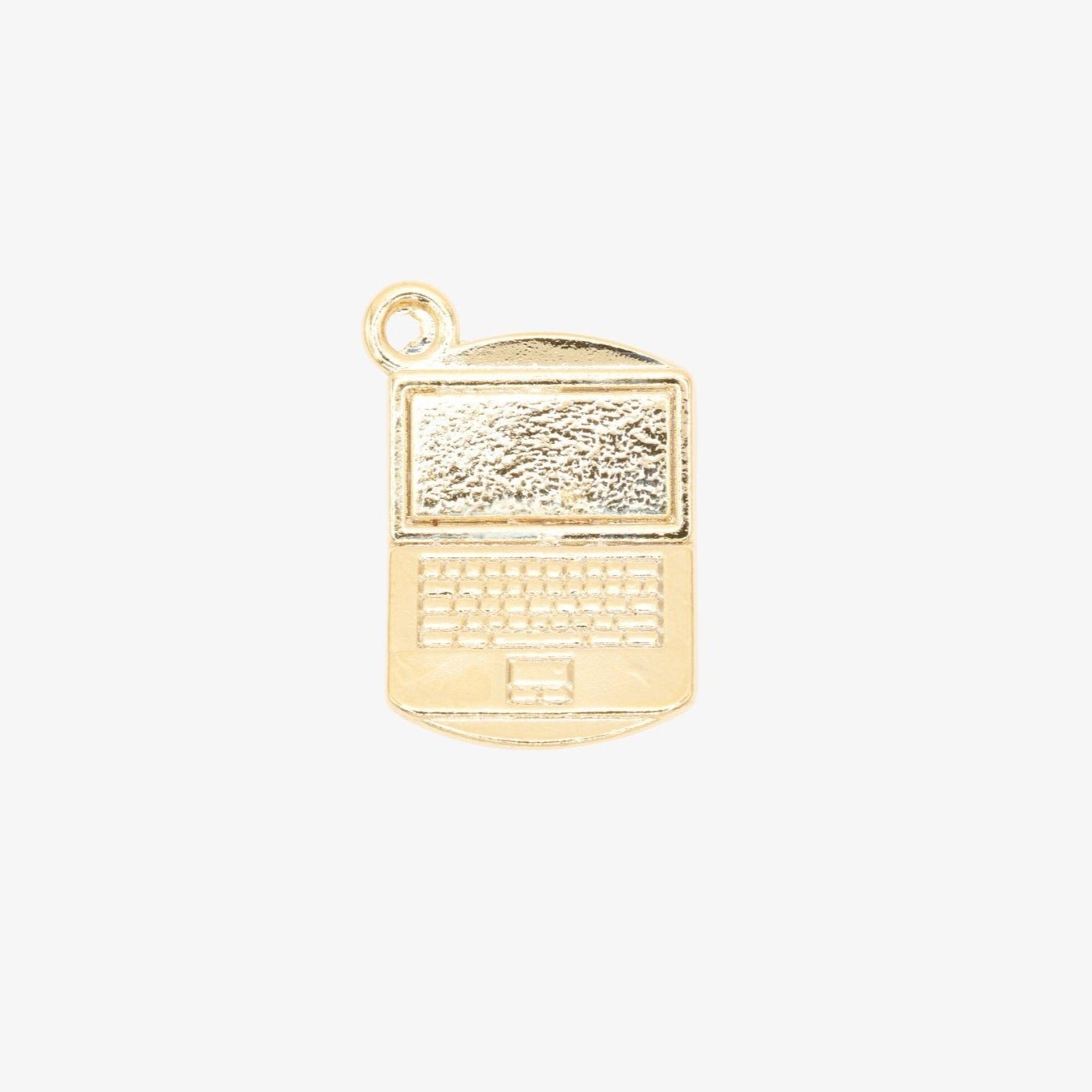 Laptop Computer Charm 14K Charm - GoldandWillow