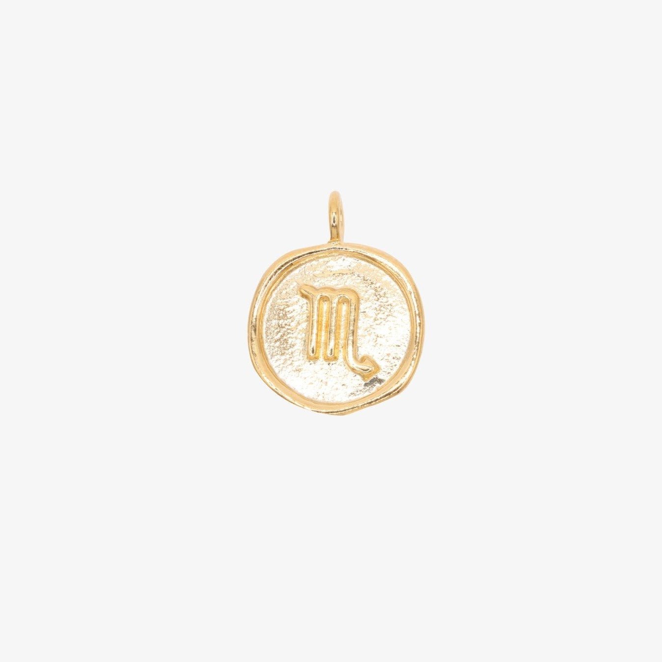 Scorpio Zodiac Sign Charm 14K Gold - GoldandWillow