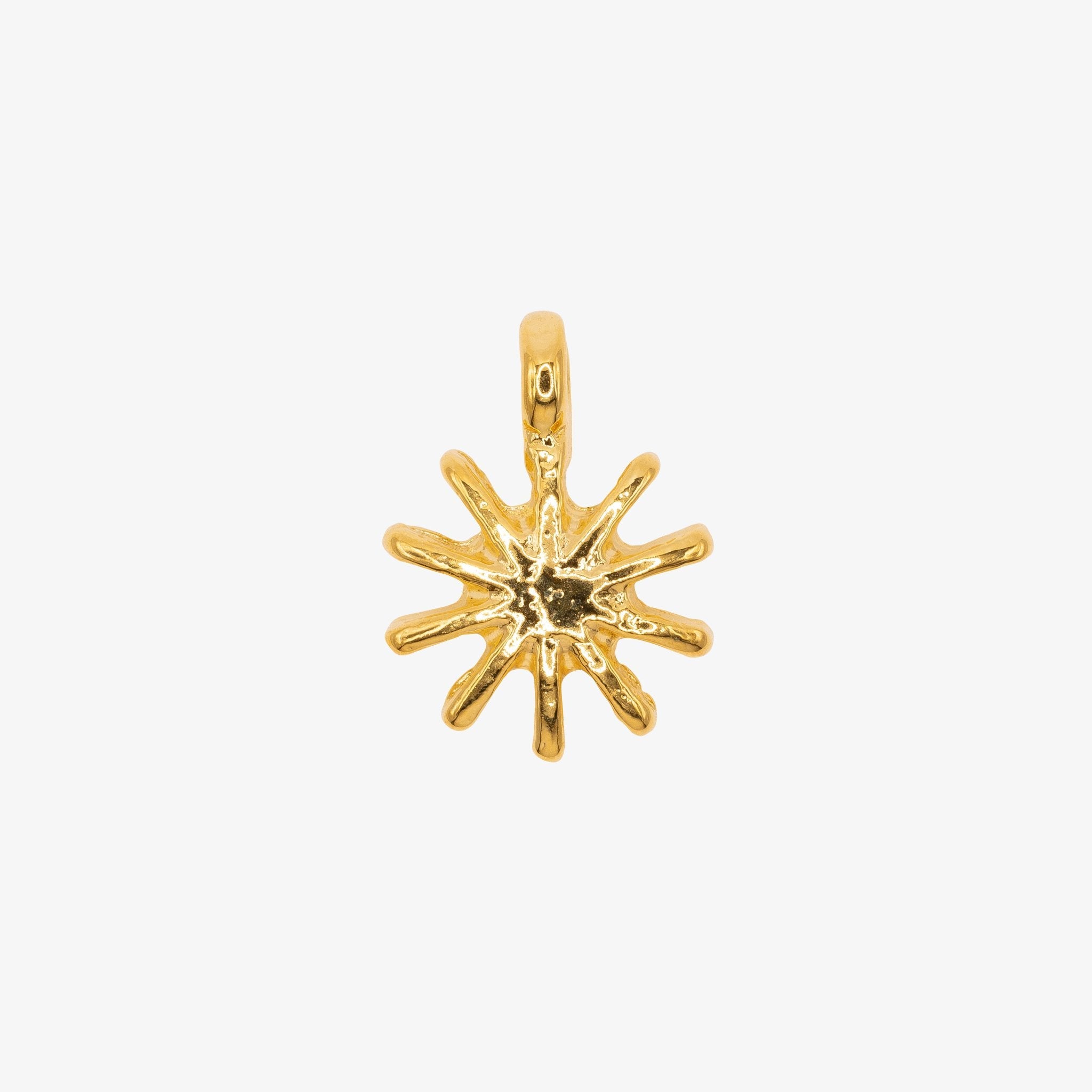 Starburst Charm 14K Gold - GoldandWillow