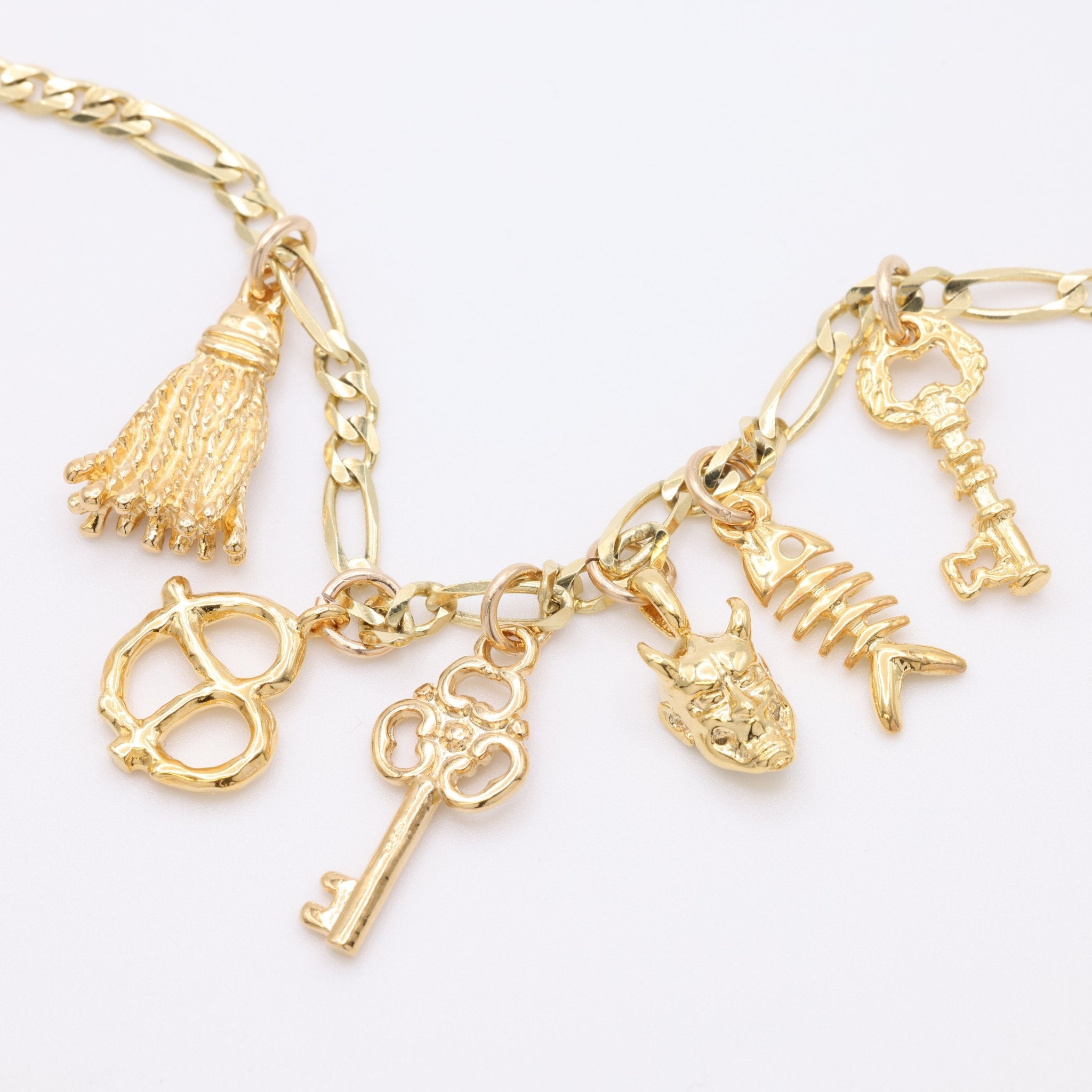 Tassel Charm 14K Gold - GoldandWillow