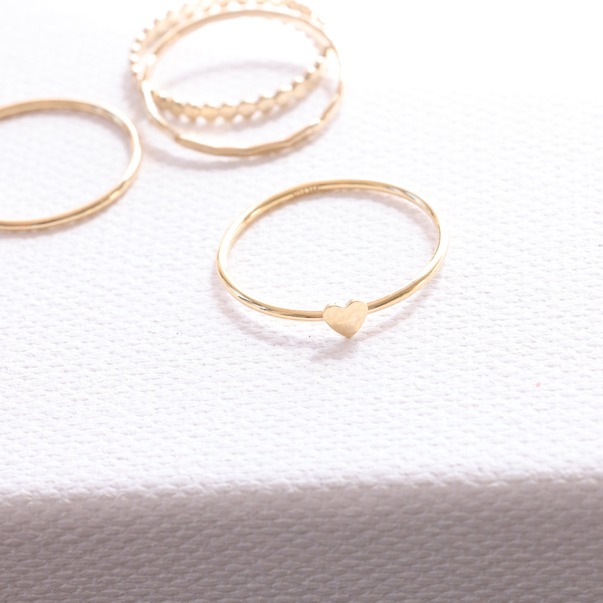 Heart Ring - GoldandWillow