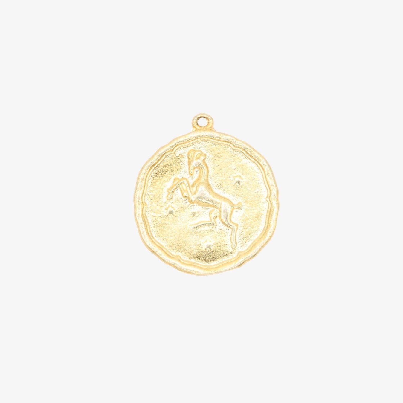 Aries Zodiac Pendant 14K Gold - GoldandWillow