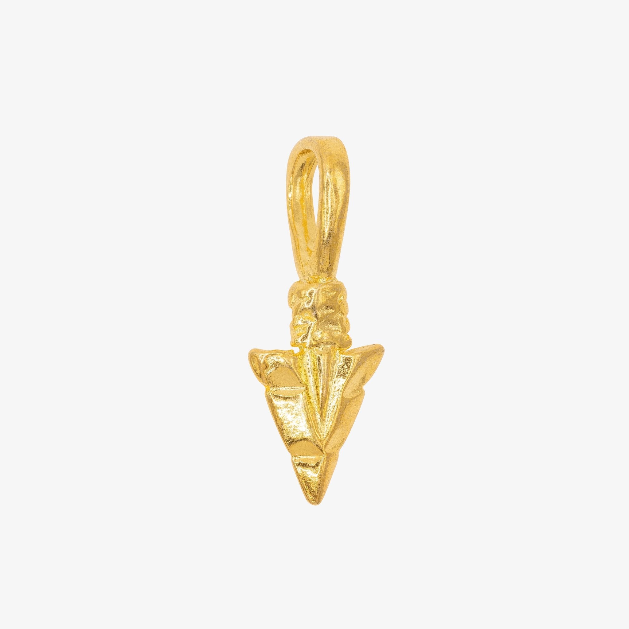 Arrowhead Charm 14K Gold - GoldandWillow