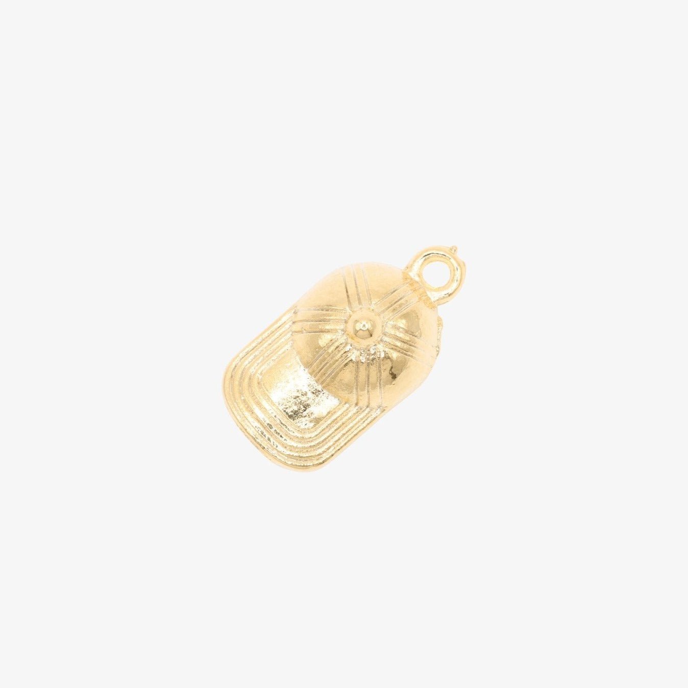 Baseball Hat Charm 14K Gold - GoldandWillow