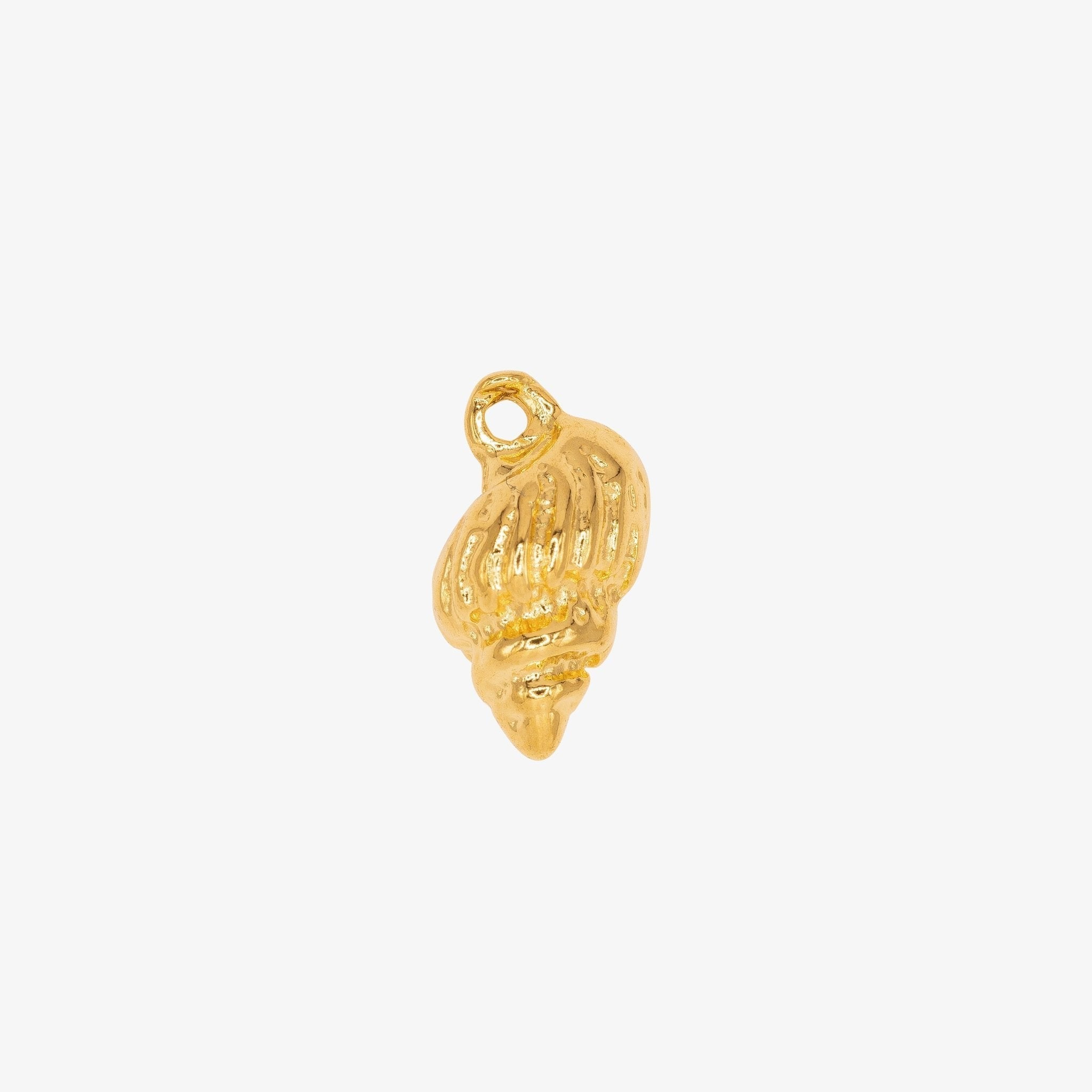 Conch Shell Charm 14K Gold - GoldandWillow