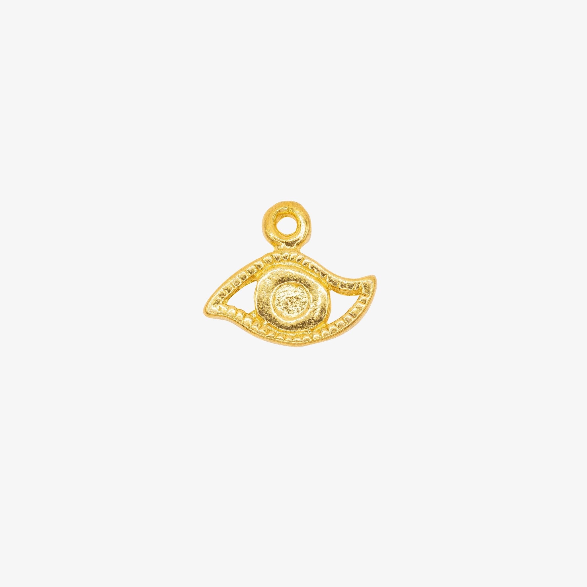 Evil Eye Charm 14K Gold - GoldandWillow