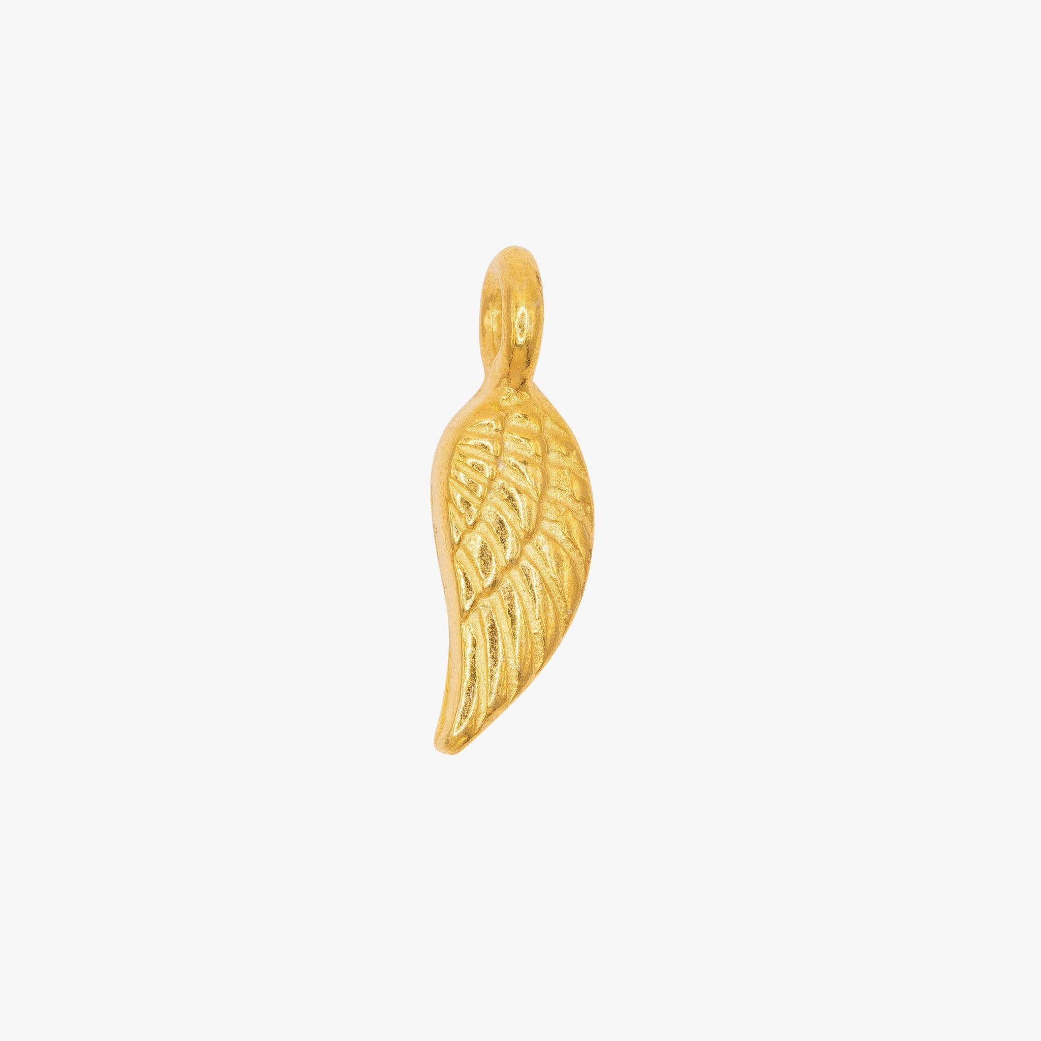 Feather Wing Charm 14K Gold - GoldandWillow