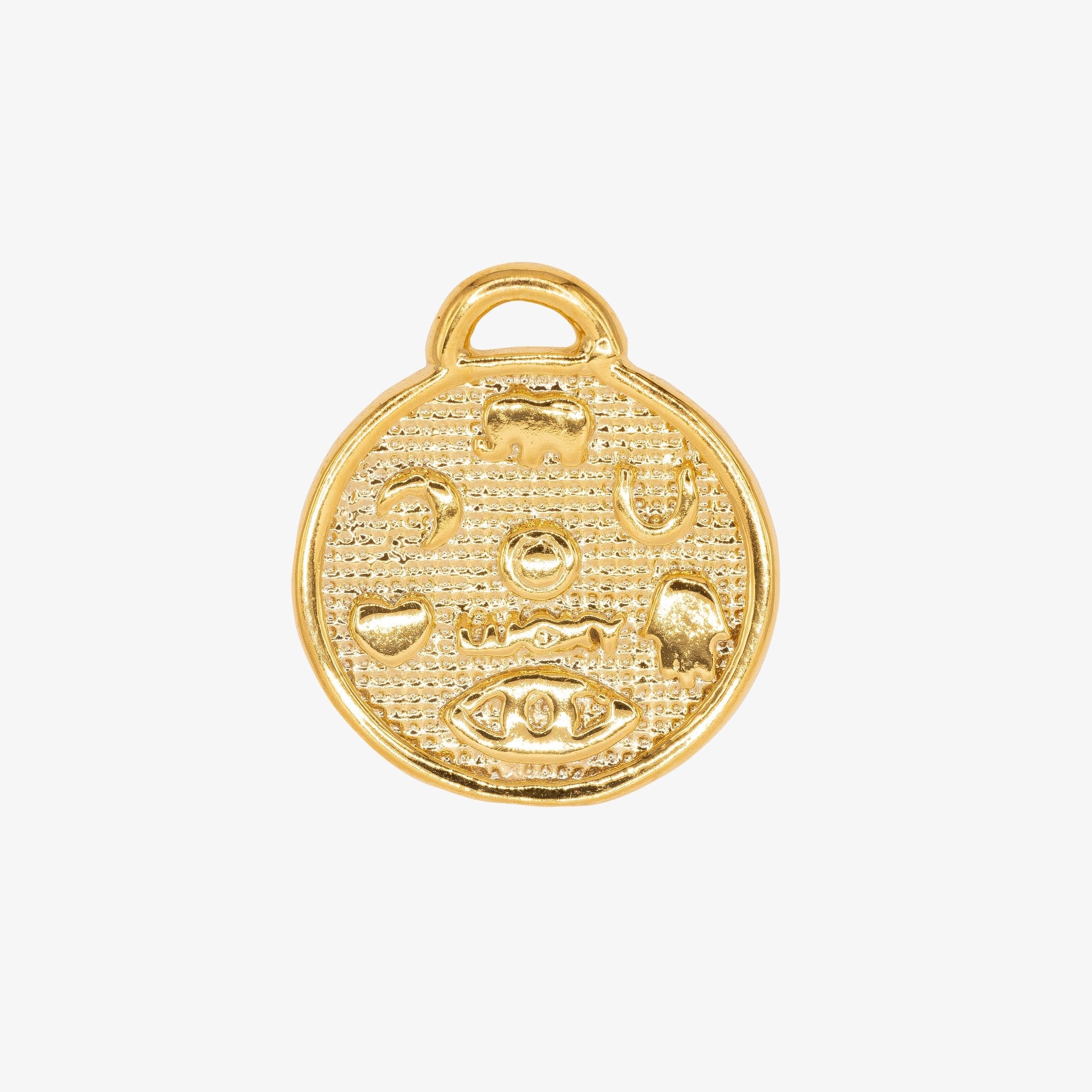 Good Luck Symbols Charm 14K Gold - GoldandWillow