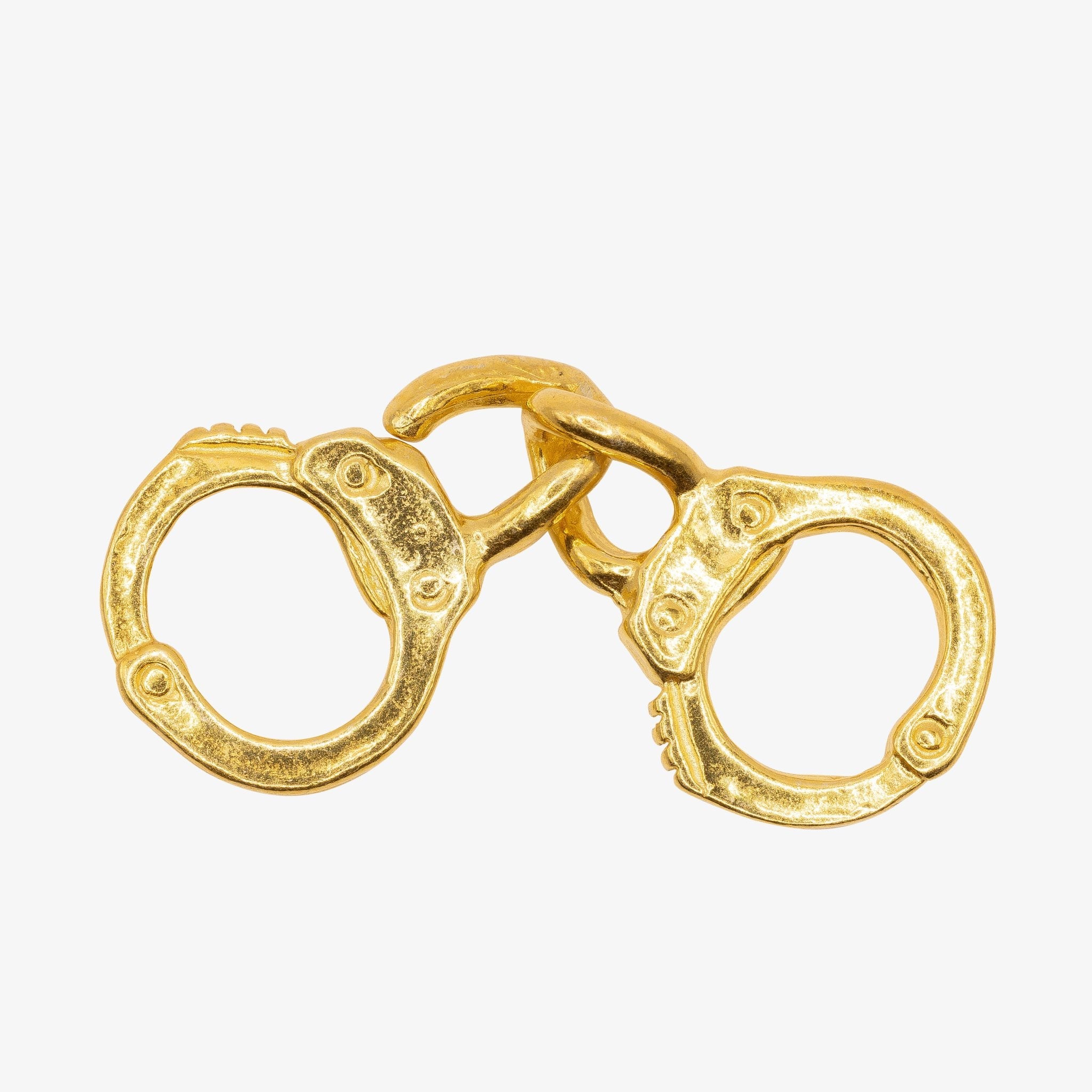 Handcuff Charm 14K Gold - GoldandWillow
