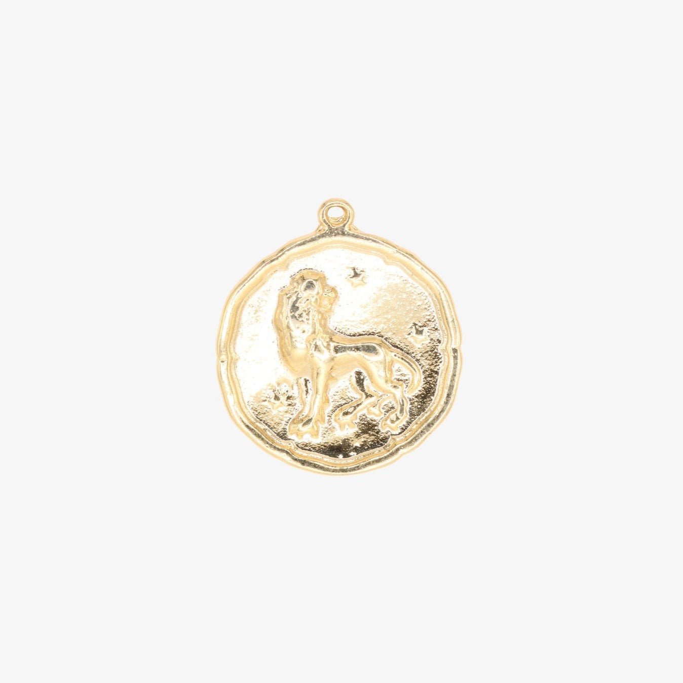 Leo Zodiac Pendant Charm 14K Gold - GoldandWillow