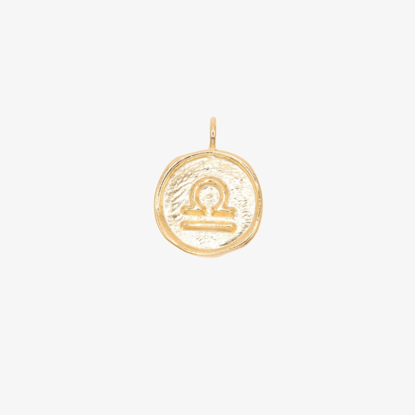 Libra Zodiac Sign Charm 14K Gold - GoldandWillow