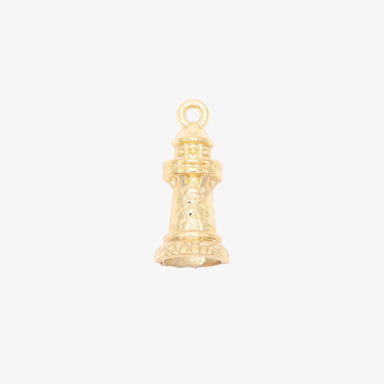 Lighthouse Charm 14K Gold - GoldandWillow