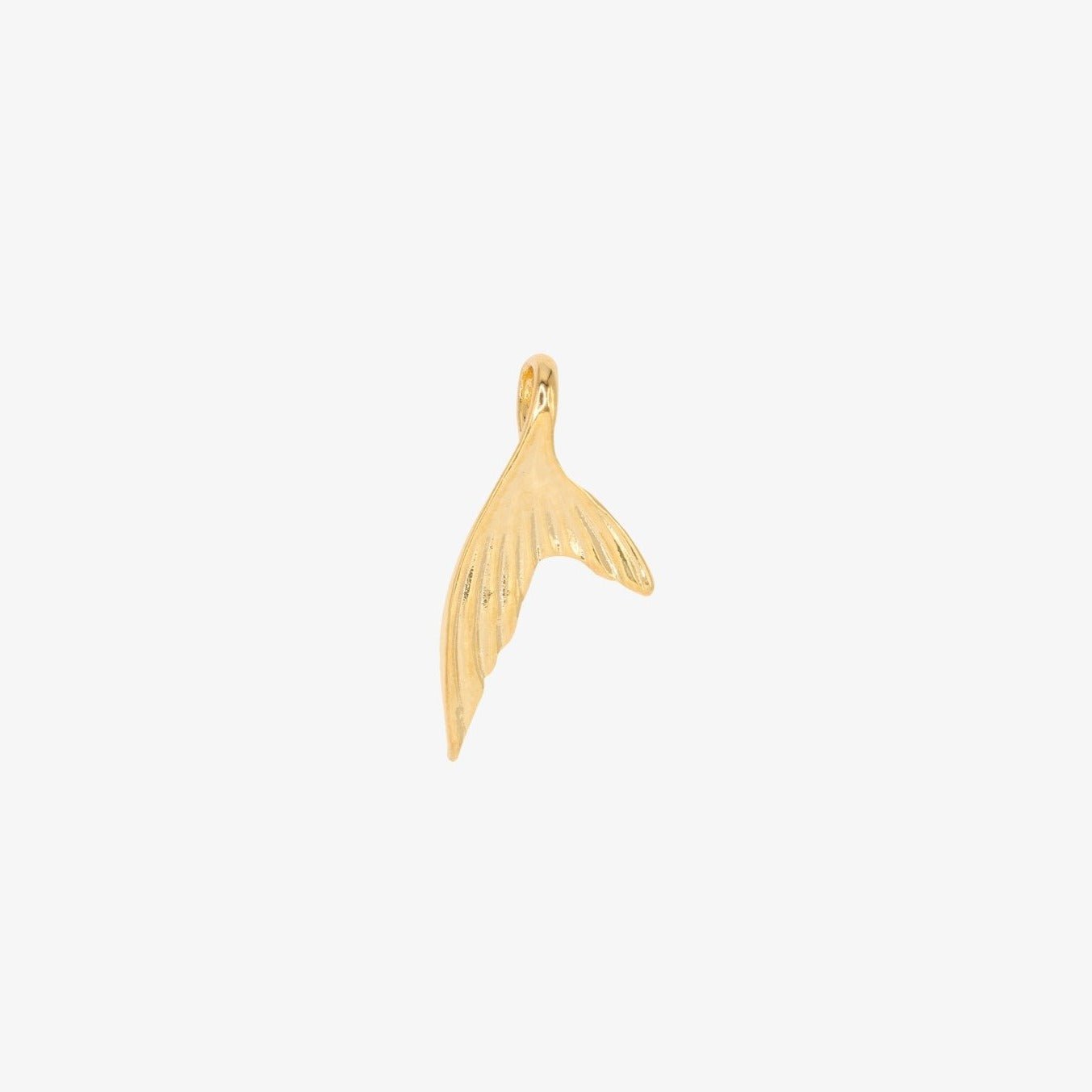 Mermaid Tail Charm 14K Gold - GoldandWillow