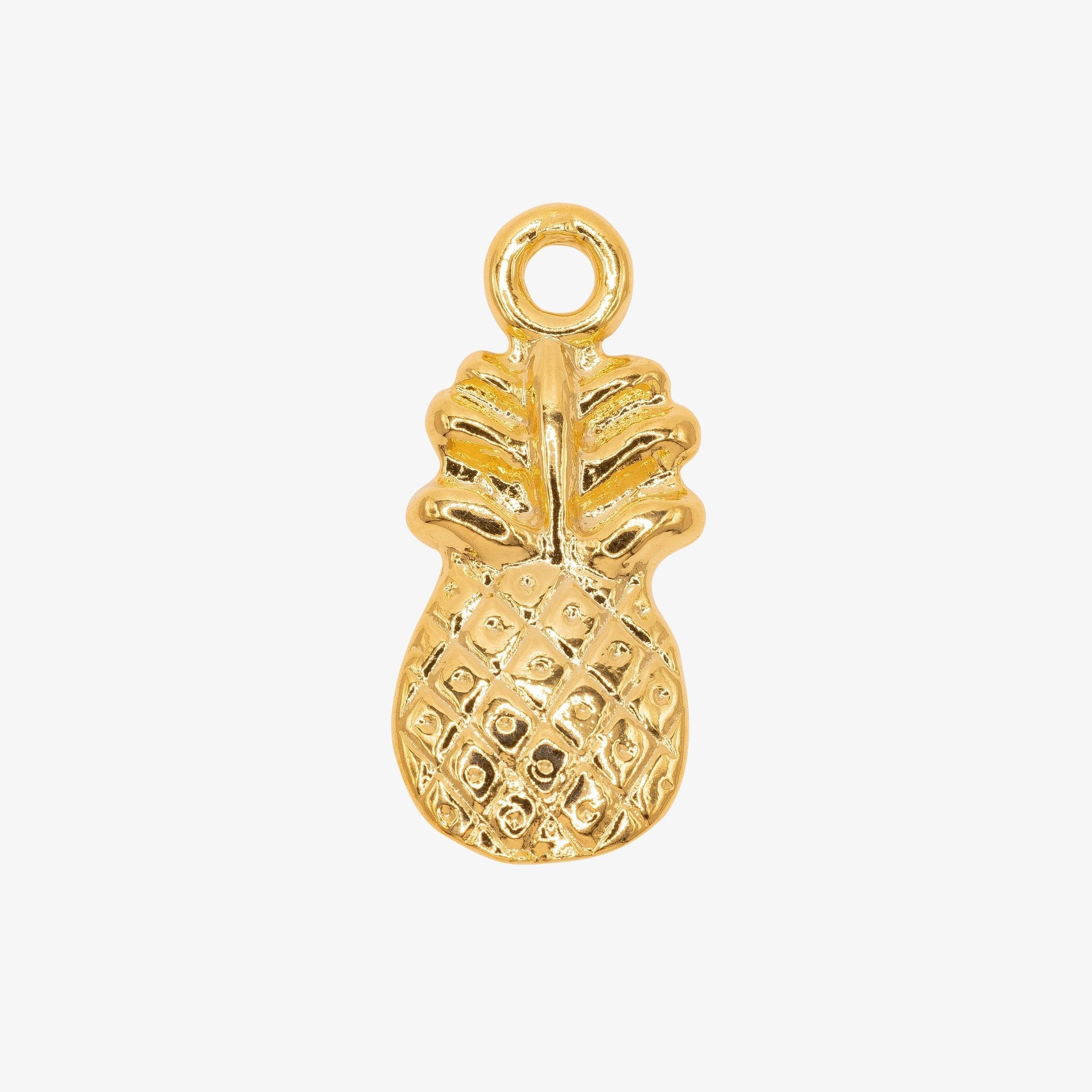 Pineapple Charm 14K Gold - GoldandWillow