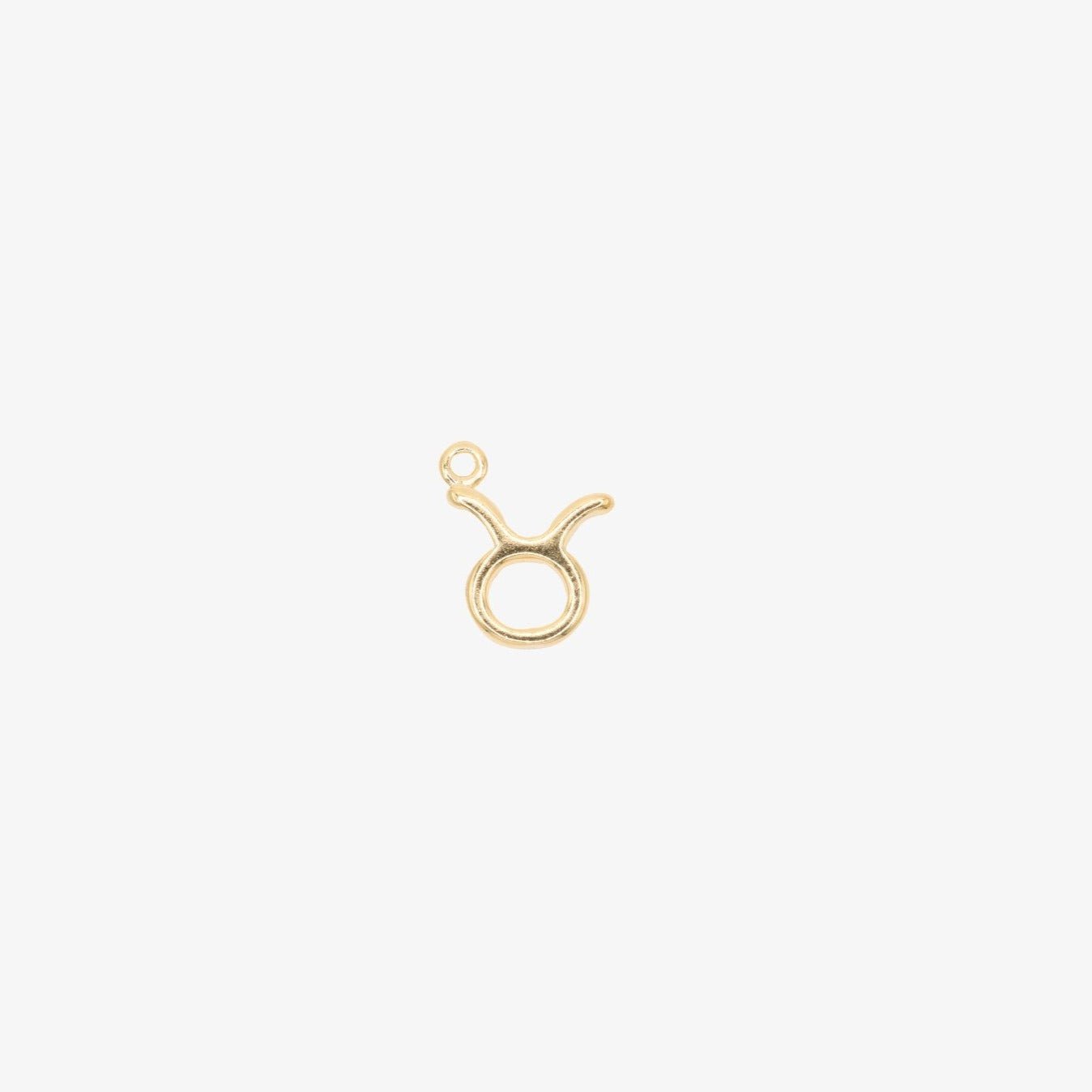 Scorpio Zodiac Symbol Charm 14K Gold - GoldandWillow