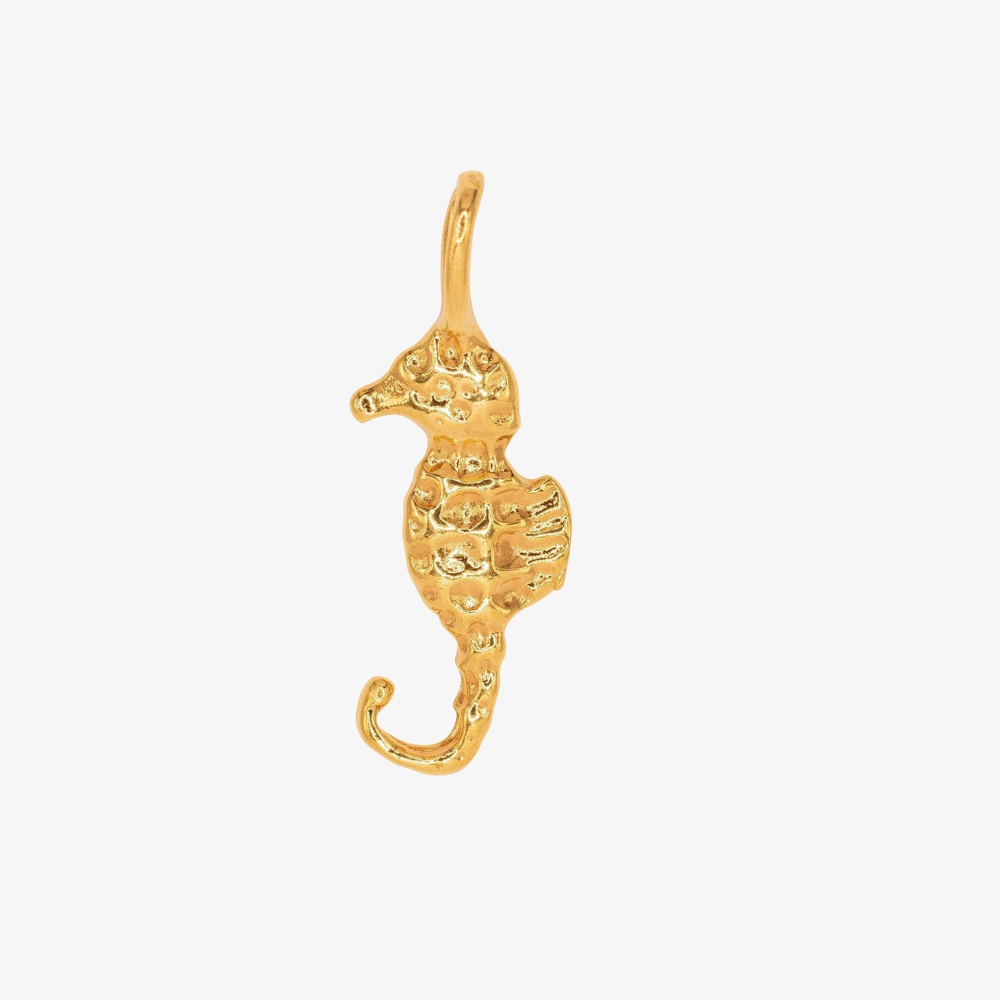 Seahorse Charm 14K Gold - GoldandWillow