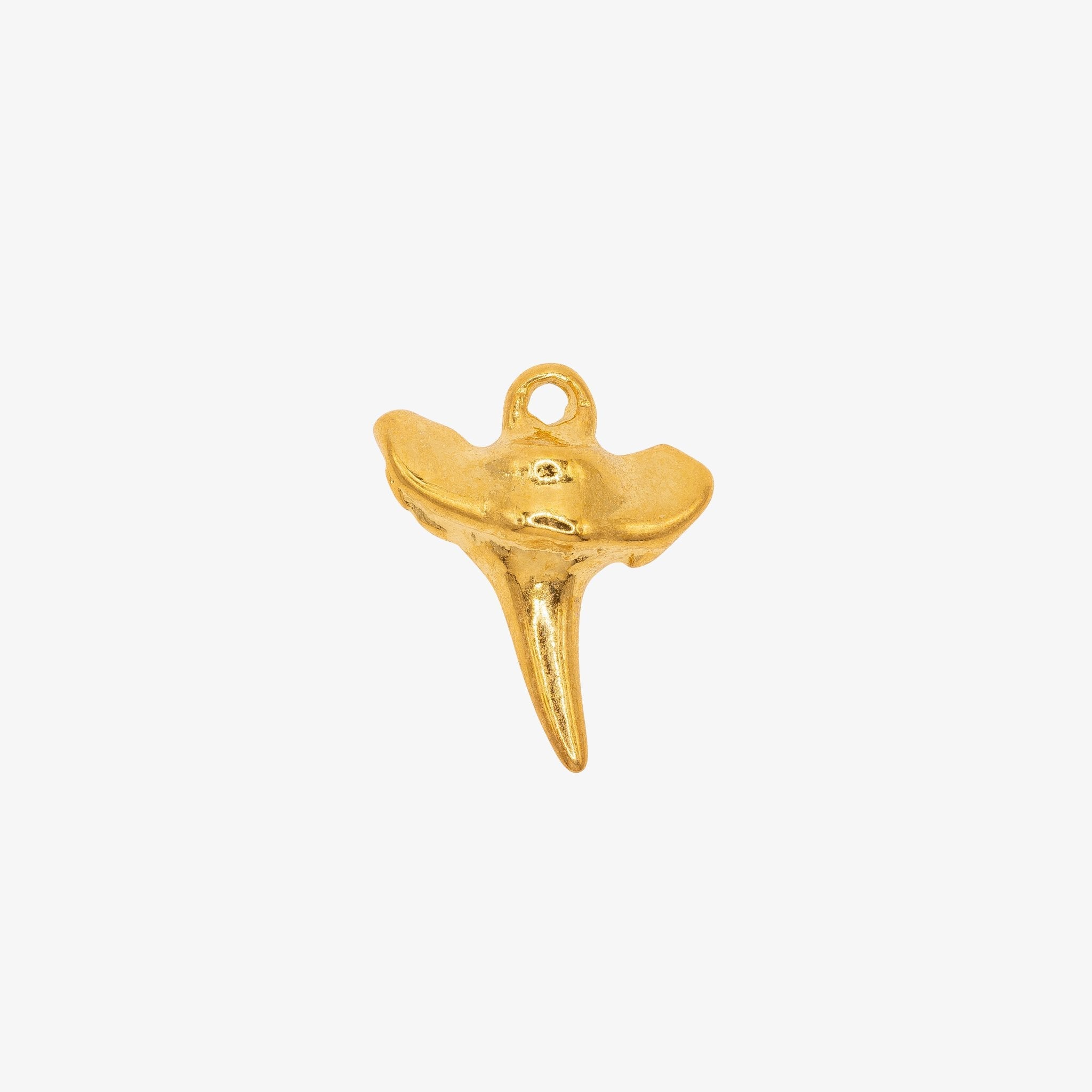 Shark Tooth Charm 14K Gold - GoldandWillow