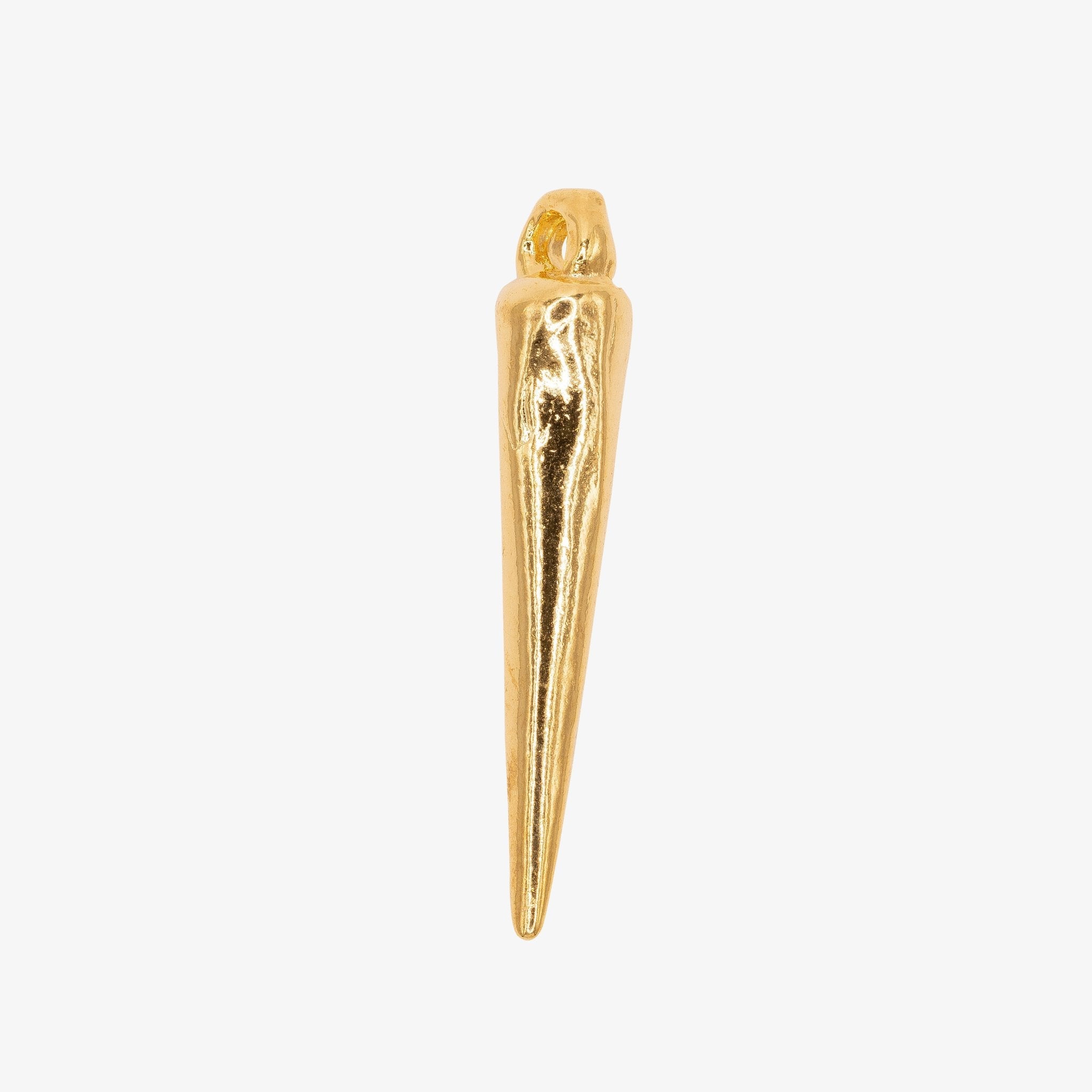 Spike Charm 14K Gold - GoldandWillow