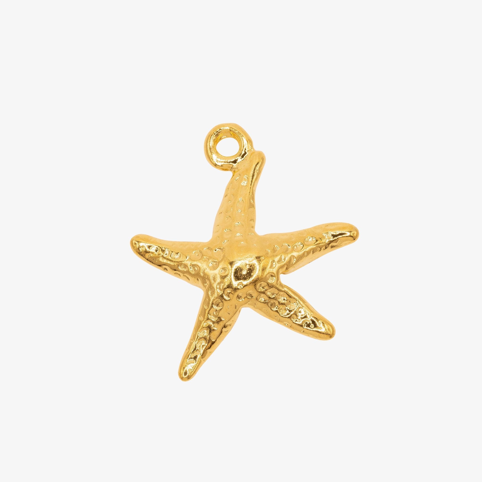 Starfish Charm 14K Gold - GoldandWillow