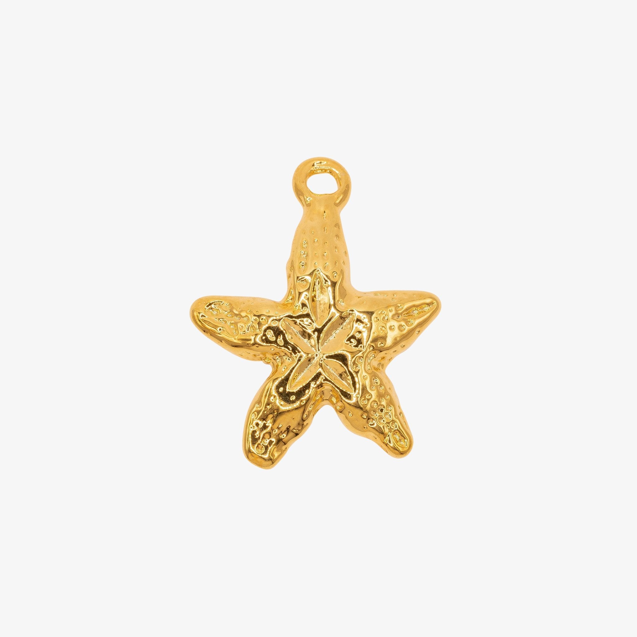 Starfish Charm 14K Gold - GoldandWillow