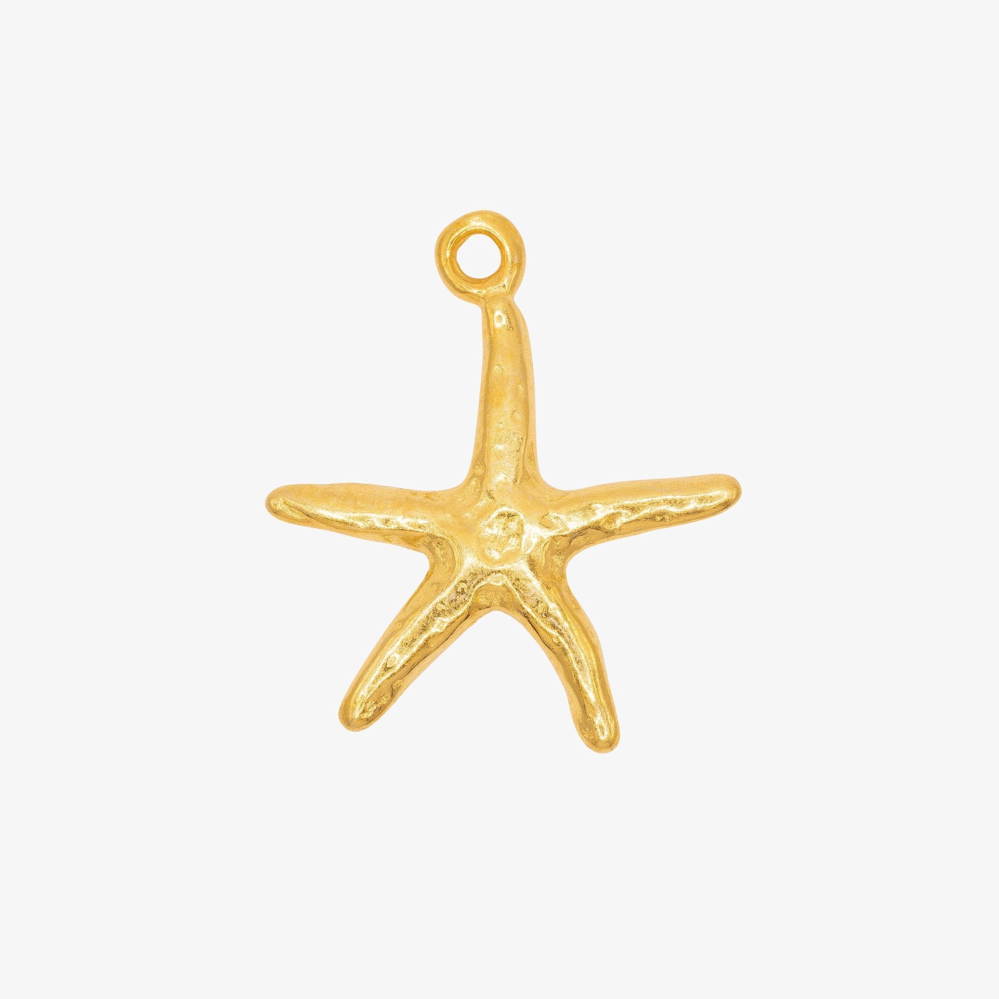 Starfish Charm 14K Gold - GoldandWillow