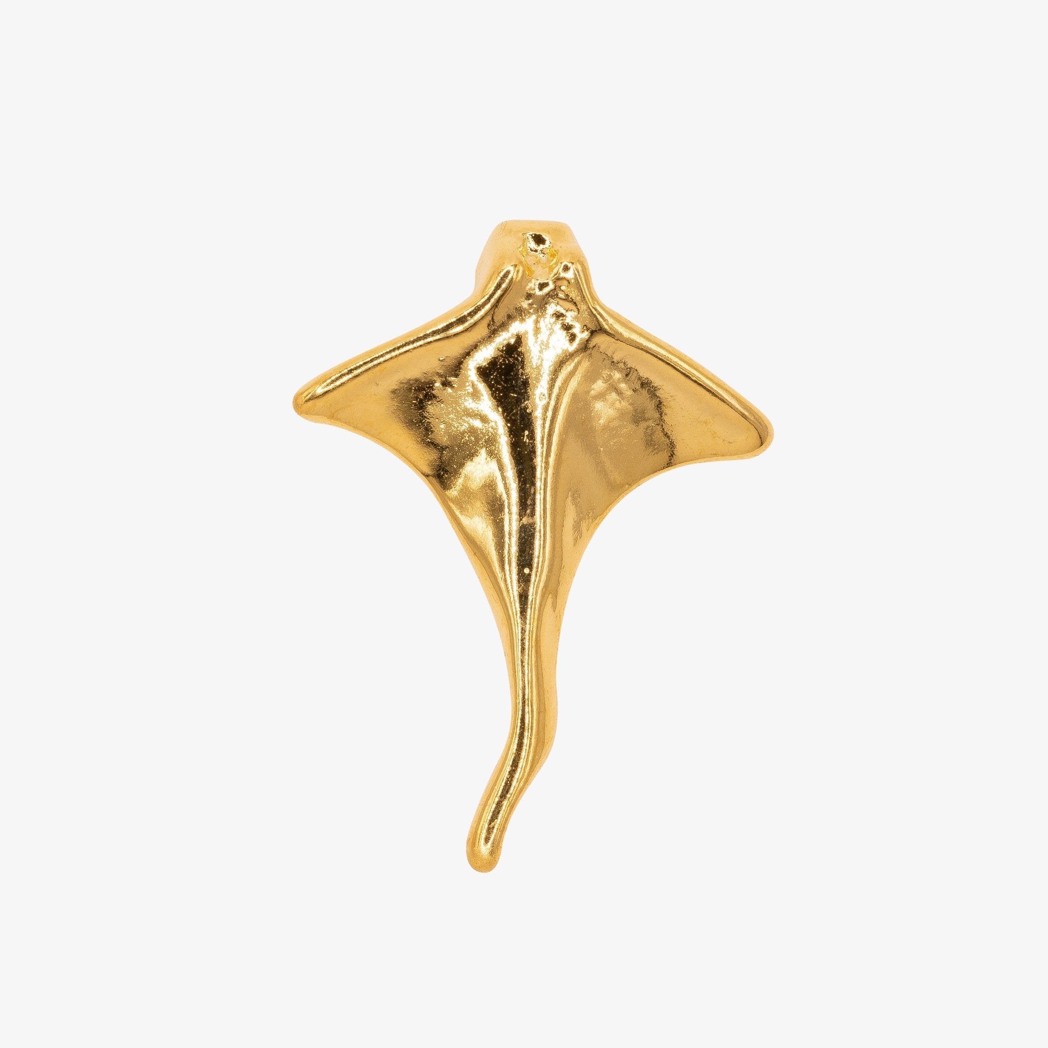 Stingray Charm 14K Gold - GoldandWillow