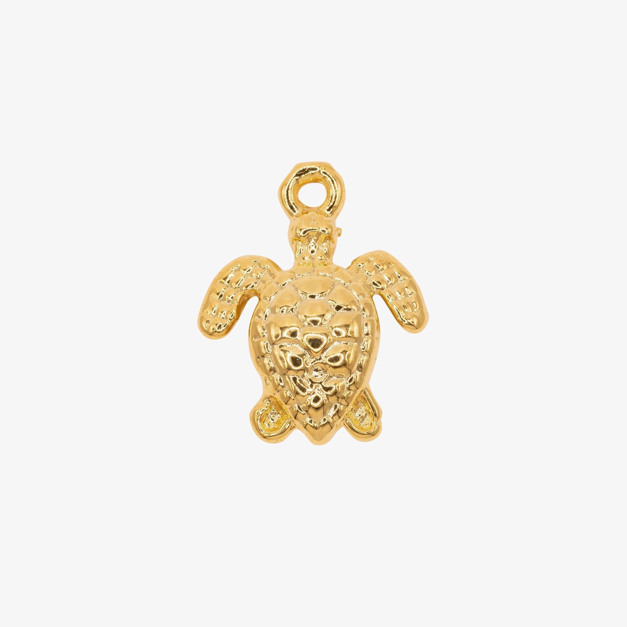 Turtle Charm 14K Gold - GoldandWillow